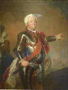 antoine pesne Portrait of Frederick William I of Prussia painting